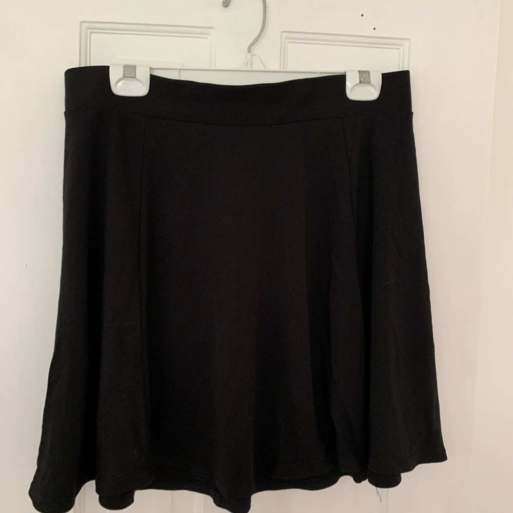 Black circle skirt